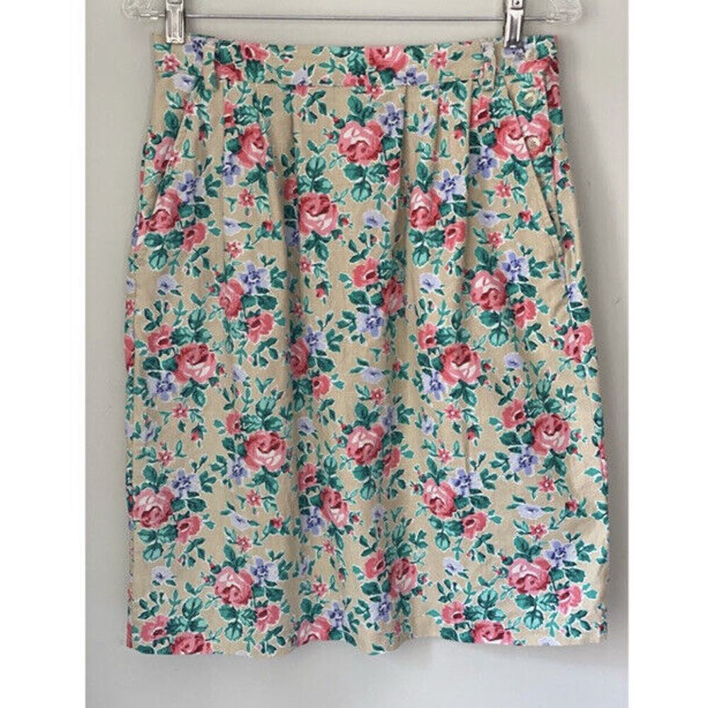 Cottagecore Woolrich Skirt Linen Cotton Floral Vintage 12 Modern 6 Coquette